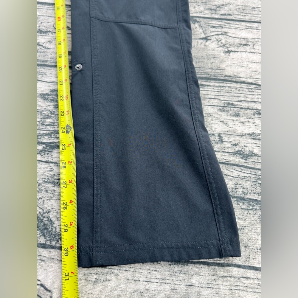 kühl Women's Splash Roll-up, Dark Gray Straight Leg Cargo Pants, Size 8 Regular - Picture 9 of 16
